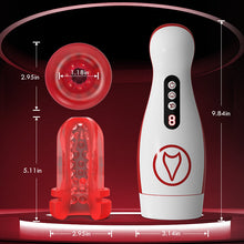 Load image into Gallery viewer, Valeria - 7 Suction Vibrations Voice Moans Masturbator Immersive Interaction Stroker