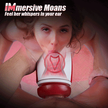 Load image into Gallery viewer, Valeria - 7 Suction Vibrations Voice Moans Masturbator Immersive Interaction Stroker