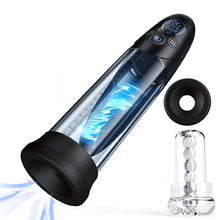 Load image into Gallery viewer, BathFun Pro - AI Pressure-Controlled 9 Vacuum Training LCD Real-Time Pressure Display 58dB Penis Pump