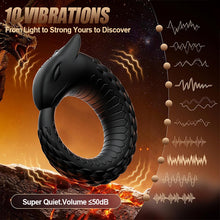 Load image into Gallery viewer, Dragon Thunder – 10 Vibration Cock Ring Long Lasting Silicone Toy