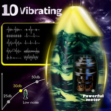Load image into Gallery viewer, Unique Hybrid Design Vibrating Anal Dildo With Suction Cup