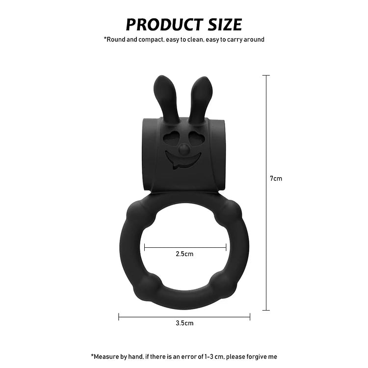 Penis Vibrator Ring Delay Ejacualtion Clitoris Stimulation Cock Vibrating Ring