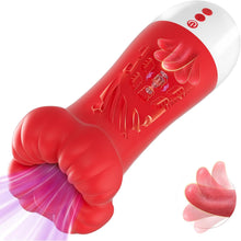 Load image into Gallery viewer, 10x Sucking &amp; Licking Vibrating Male Stroker
