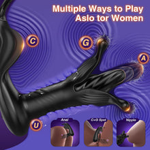 Load image into Gallery viewer, 9 Tension Shock Flapping Prostate Massager Anal Toys