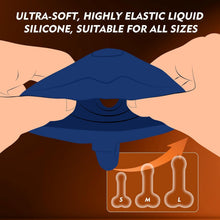 Load image into Gallery viewer, A 2-in-1 male penis vibrator with a detachable anal plug and penis ring, hands-free design, for penis training